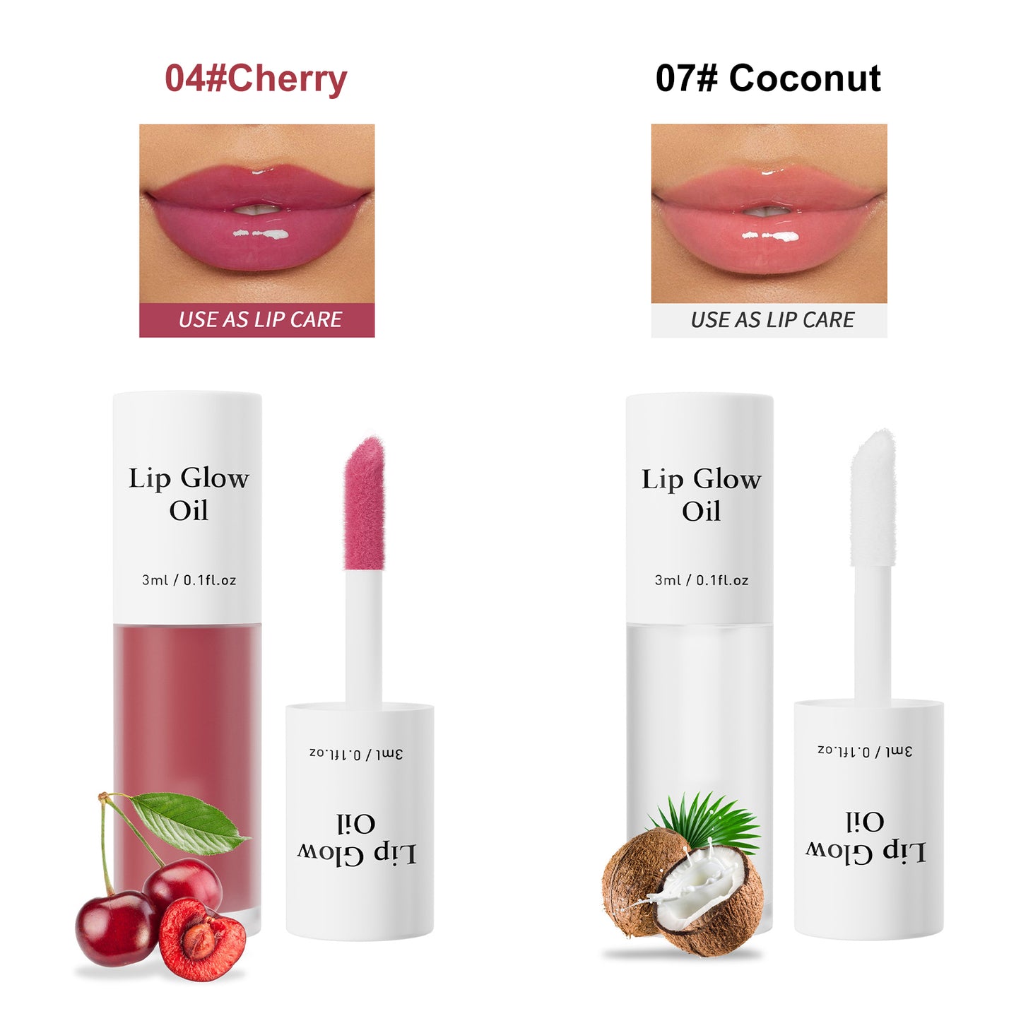 💗LAST DAY - BUY 1 GET 1 FREE💋Get the Perfect Pout✨Tinted Lip Glow Oil & Stain- For Lush, Hydrated Lips with a Natural Glow! 💖