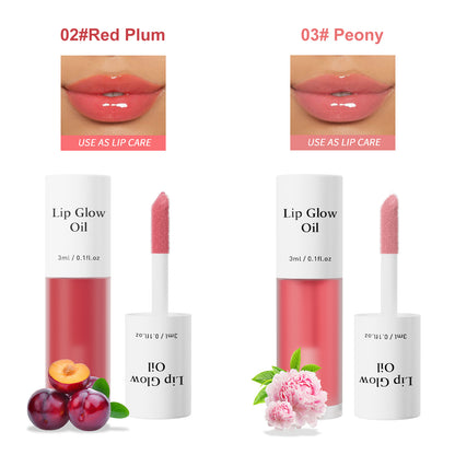 💗LAST DAY - BUY 1 GET 1 FREE💋Get the Perfect Pout✨Tinted Lip Glow Oil & Stain- For Lush, Hydrated Lips with a Natural Glow! 💖