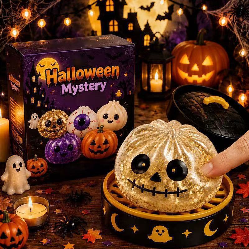 Spooky Cute Ghost Squishy Toy – Slow-Rebound Stress Relief Fidget