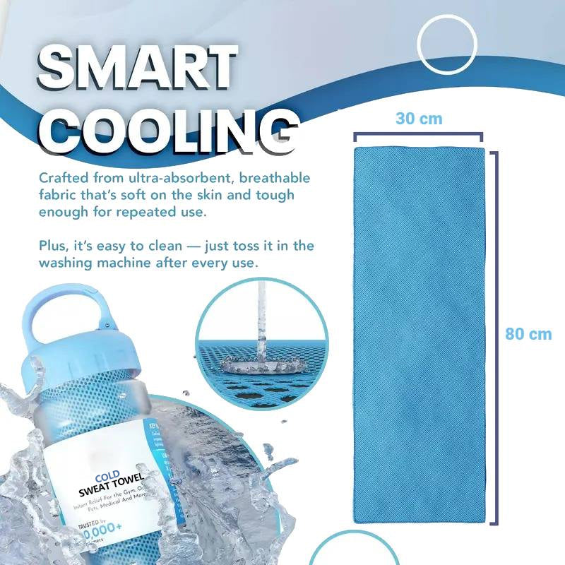 🎁Last Day Buy 1 Get 1 Free 🔥Cold Sweat Towel You Can Use Anywhere, Anytime! Reusable Soft Absorbent Cooling Portable