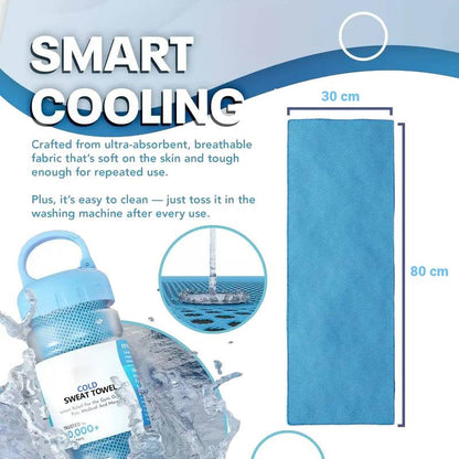 🎁Last Day Buy 1 Get 1 Free 🔥Cold Sweat Towel You Can Use Anywhere, Anytime! Reusable Soft Absorbent Cooling Portable