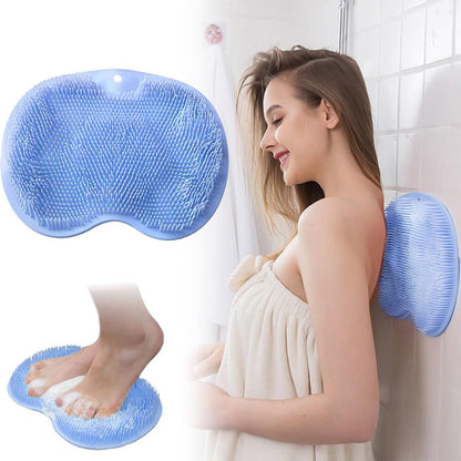 No-Bend Foot & Back Shower Cleaner, Anti-Slip Mat