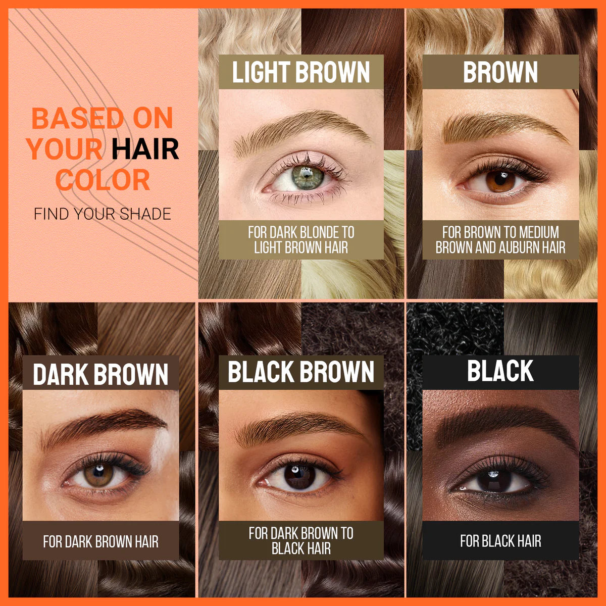 2-in-1 3D Hair-Stroke Brow Pen + Square Brush 🔥Natural “Microblading” Brows in Seconds — Even for Beginners