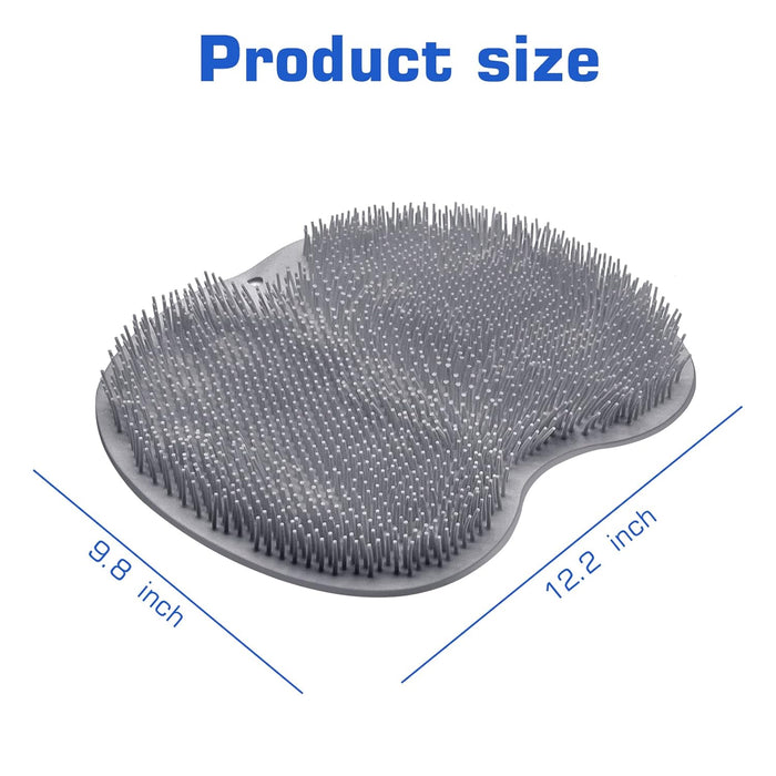 No-Bend Foot & Back Shower Cleaner, Anti-Slip Mat