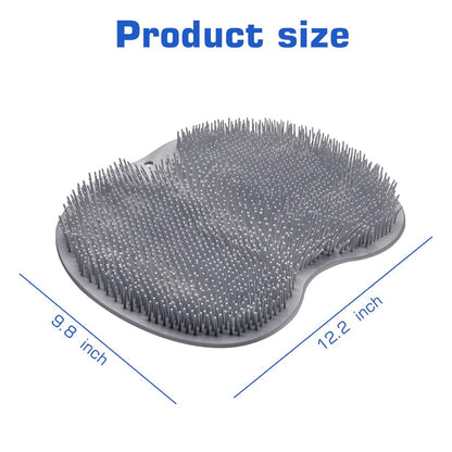 No-Bend Foot & Back Shower Cleaner, Anti-Slip Mat