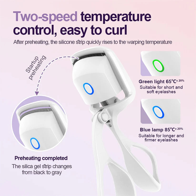 Electric Heated Lash Styler – Long-Lasting Lift in Seconds