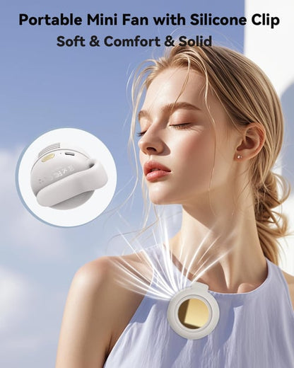 360° Rotatable Portable Mini Clip-on Fan