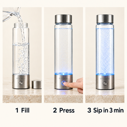 Fill, press, sip in 3 minutes